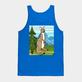 Kangaroo Bag Animal For Backpackers Tank Top